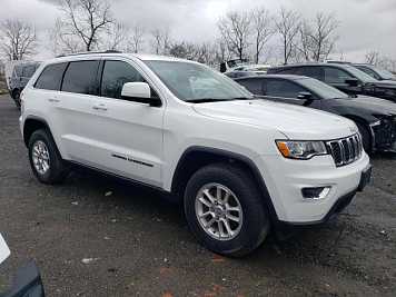 2019 jeep grand-cherokee  in White- Front Three-Quarter View - BidGoDrive Inventory