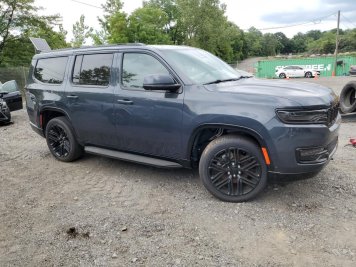 2022 jeep wagoneer SERIES I in Gray - Front Three-Quarter View - BidGoDrive Inventory