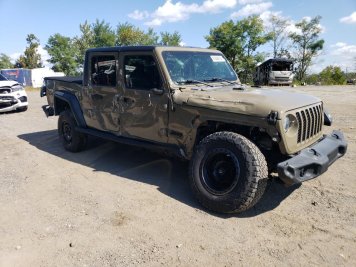 2020 jeep gladiator  in Brown - Front Three-Quarter View - BidGoDrive Inventory
