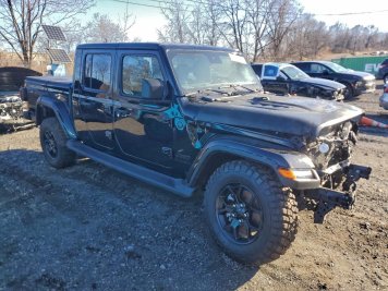 2025 jeep gladiator  in Black - Front Three-Quarter View - BidGoDrive Inventory