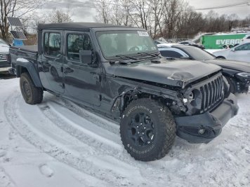 2023 jeep gladiator  in Black - Front Three-Quarter View - BidGoDrive Inventory