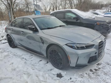 2025 bmw m3  in Gray - Front Three-Quarter View - BidGoDrive Inventory