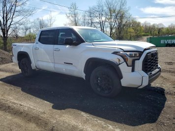 2026 toyota tundra LIMITED in White - Front Three-Quarter View - BidGoDrive Inventory