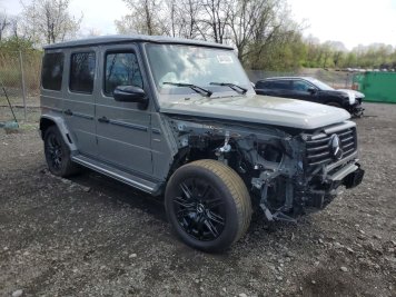 2025 mercedes-benz g-580e  in Gray - Front Three-Quarter View - BidGoDrive Inventory