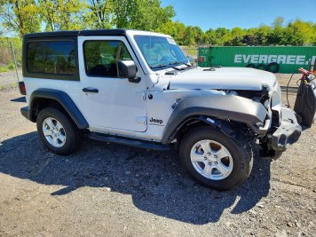 2023 jeep wrangler  in Gray - Front Three-Quarter View - BidGoDrive Inventory