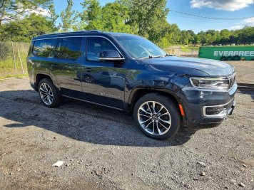 2025 jeep wagoneer  in Blue - Front Three-Quarter View - BidGoDrive Inventory