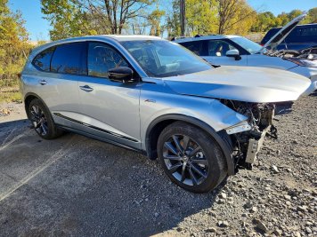 2025 acura mdx A-SPEC in Silver - Front Three-Quarter View - BidGoDrive Inventory
