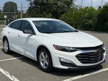 Salvage 2024 Chevrolet Malibu LS Fleet - White Sedan - Front Three-Quarter View