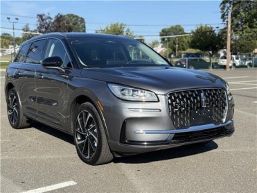 Salvage 2024 Lincoln Corsair  - Black SUV - Front Three-Quarter View