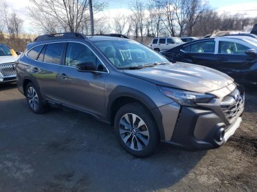 Salvage 2024 Subaru Outback LIMITED - Brown Wagon - Front Three-Quarter View