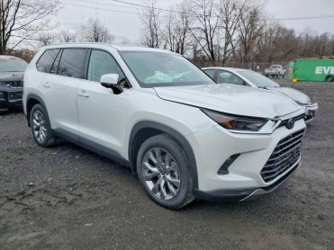 Salvage 2026 Toyota GRAND HIGHLANDER LIMITED - White SUV - Front Three-Quarter View