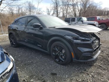 Salvage 2024 Ford Mustang MACH-E SELECT - Black HatchBack - Front Three-Quarter View