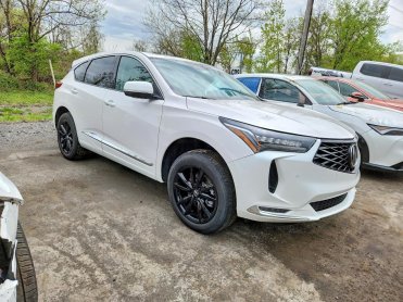 Salvage 2025 Acura RDX  - White SUV - Front Three-Quarter View