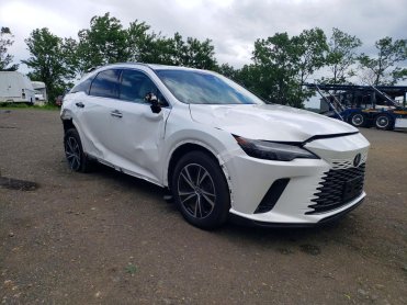 Salvage 2024 Lexus RX 350 PREMIUM - White SUV - Front Three-Quarter View