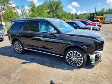 Salvage 2026 Hyundai Palisade CALLIGRAPHY - Black SUV - Front Three-Quarter View