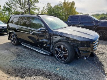 Salvage 2026 Mercedes-benz GLS 450 4Matic - Black SUV - Front Three-Quarter View