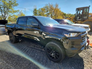 Salvage 2025 Chevrolet Colorado  - Black PickUp - Front Three-Quarter View