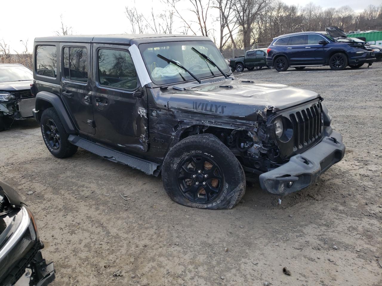 Salvage 2020 JEEP WRANGLER UNLIMITED SPORT