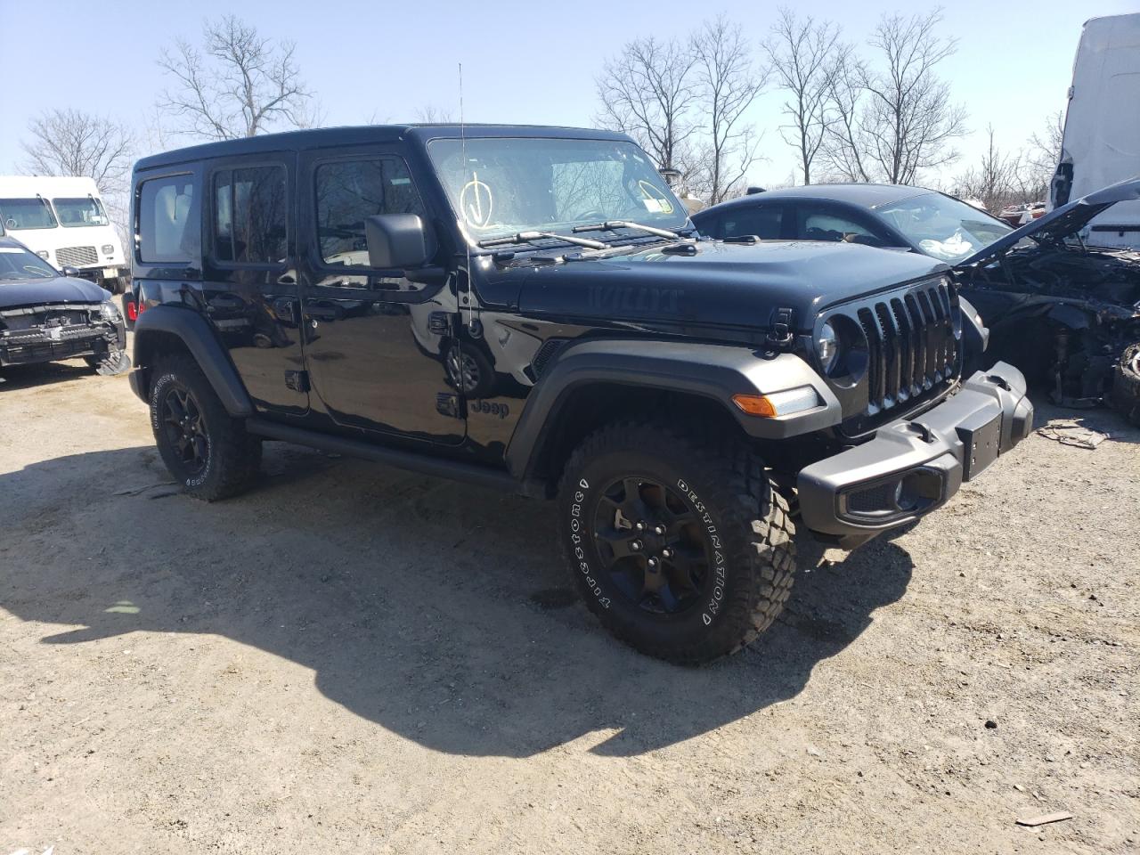 Salvage 2021 Jeep WRANGLER UNLIMITED SPORT