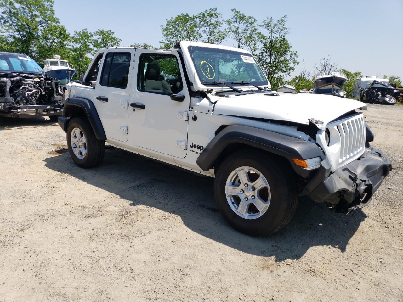Salvage 2022 Jeep Wrangler Unlimited Sport