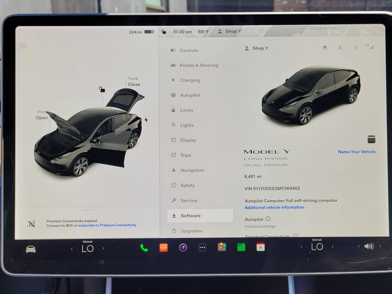 Salvage 2021 Tesla Model Y 