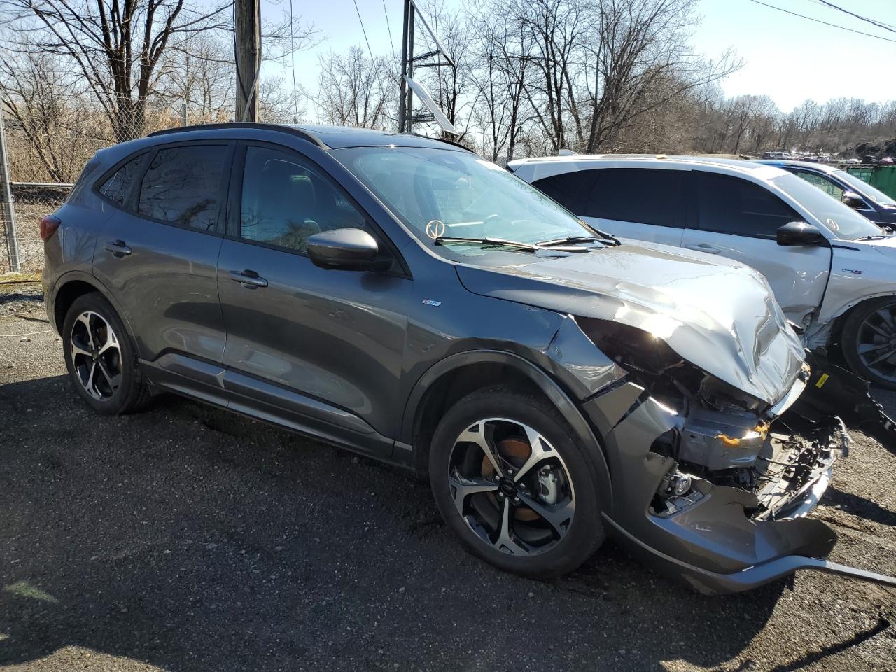 2023 ford escape ST in Gray- Front Three-Quarter View