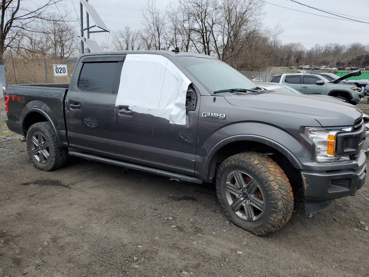 2020 ford f150  in Black- Front Three-Quarter View