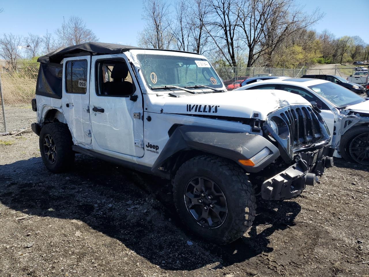 Salvage 2022 Jeep Wrangler Unlimited Sport