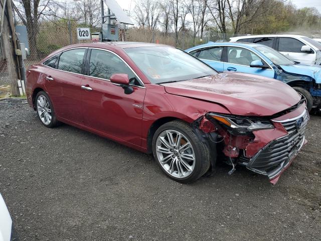 2021 toyota avalon LIMITED in Burgundy- Front Three-Quarter View