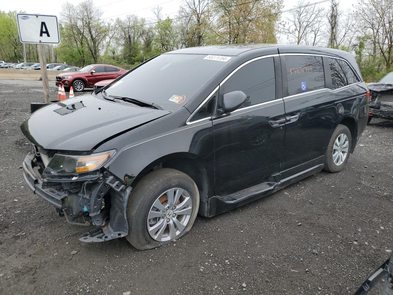 Salvage 2016 Honda Odyssey 