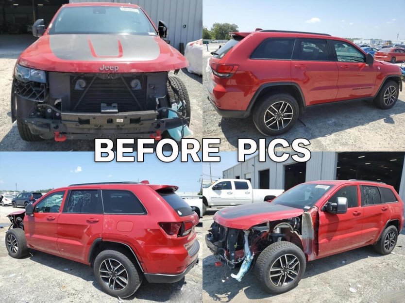 Salvage 2021 Jeep Grand Cherokee Trailhawk