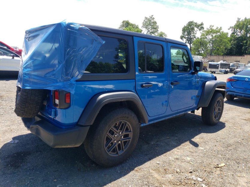 Salvage 2024 Jeep Wrangler Rhd
