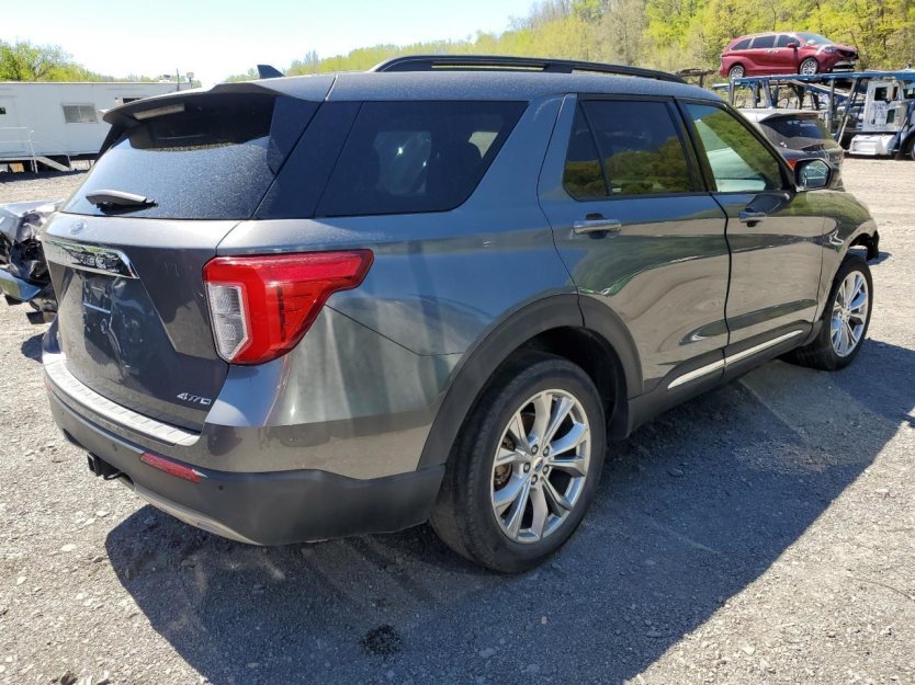Salvage 2021 Ford Explorer Xlt