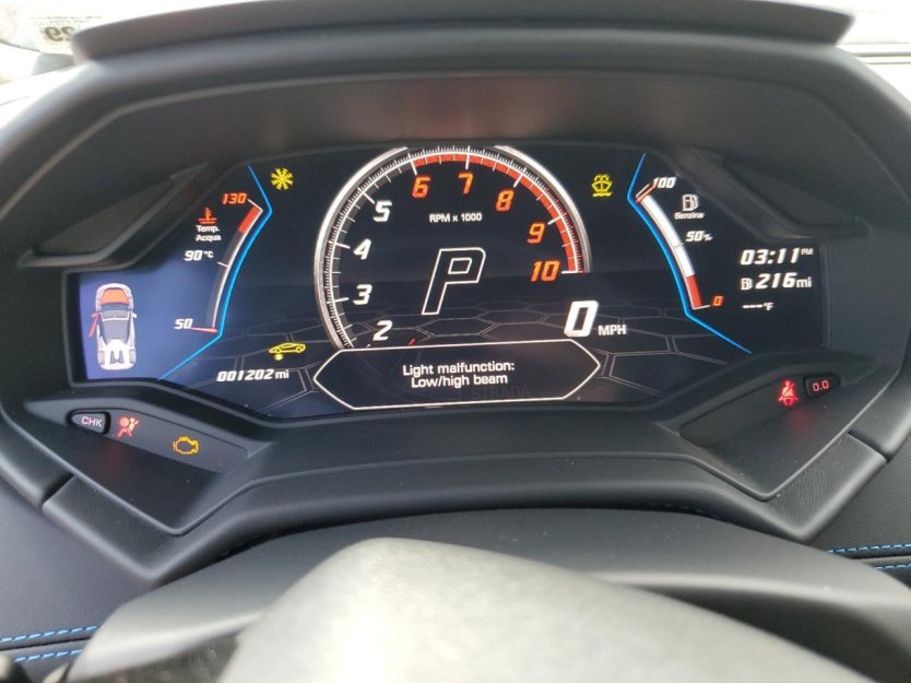 Salvage 2024 Lamborghini Huracan Evo