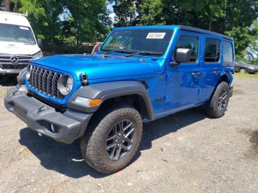 Salvage 2024 Jeep Wrangler Rhd