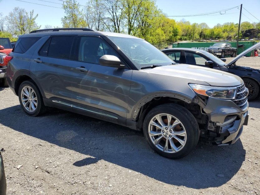 Salvage 2021 Ford Explorer Xlt