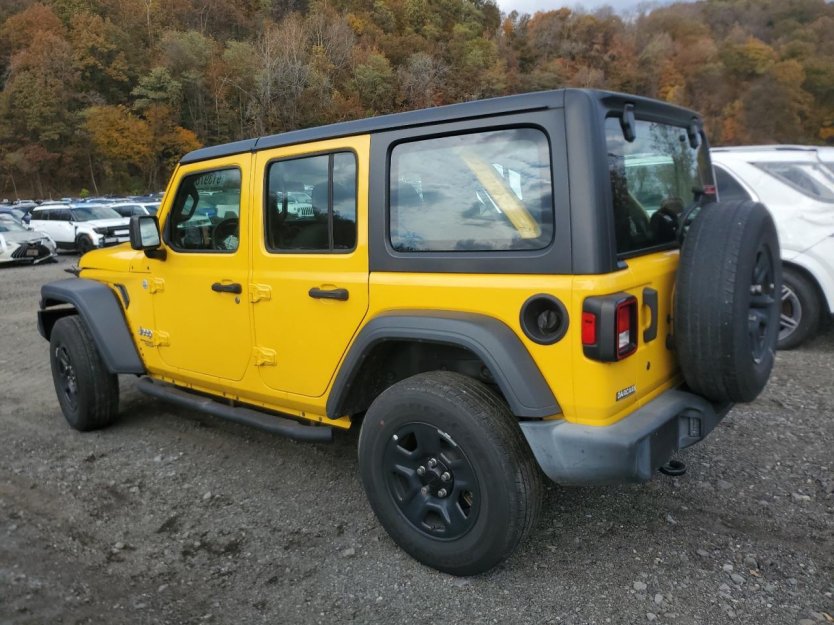 Salvage 2019 Jeep Wrangler Unlimited Sport