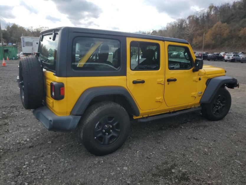 Salvage 2019 Jeep Wrangler Unlimited Sport