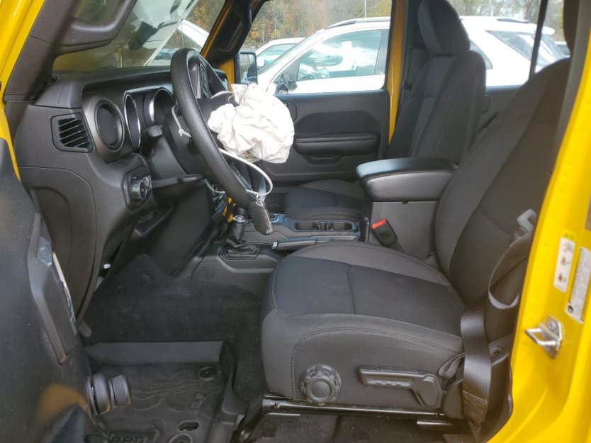 Salvage 2019 Jeep Wrangler Unlimited Sport