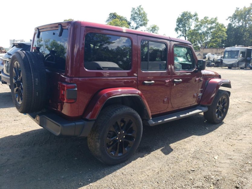 Salvage 2022 Jeep Wrangler Sahara 4xe