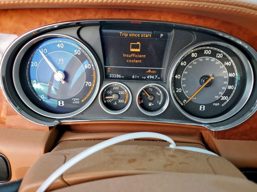 Salvage 2014 Bentley Continental Gt