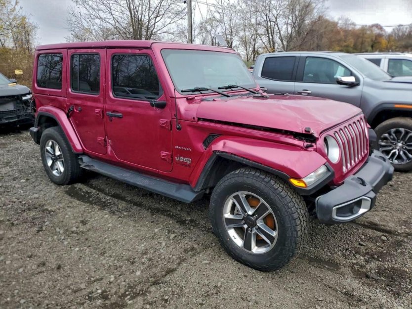 Salvage 2021 Jeep Wrangler Unlimited Sahara