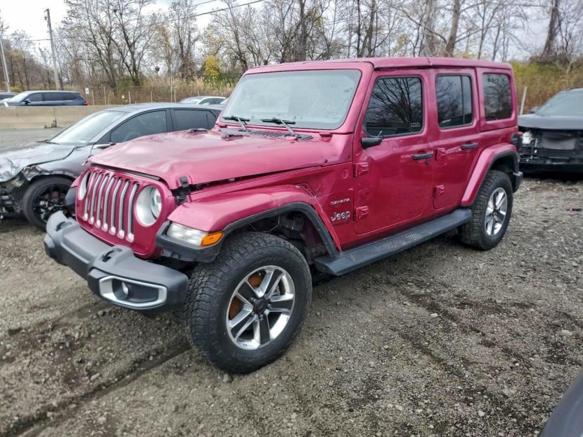 Salvage 2021 Jeep Wrangler Unlimited Sahara