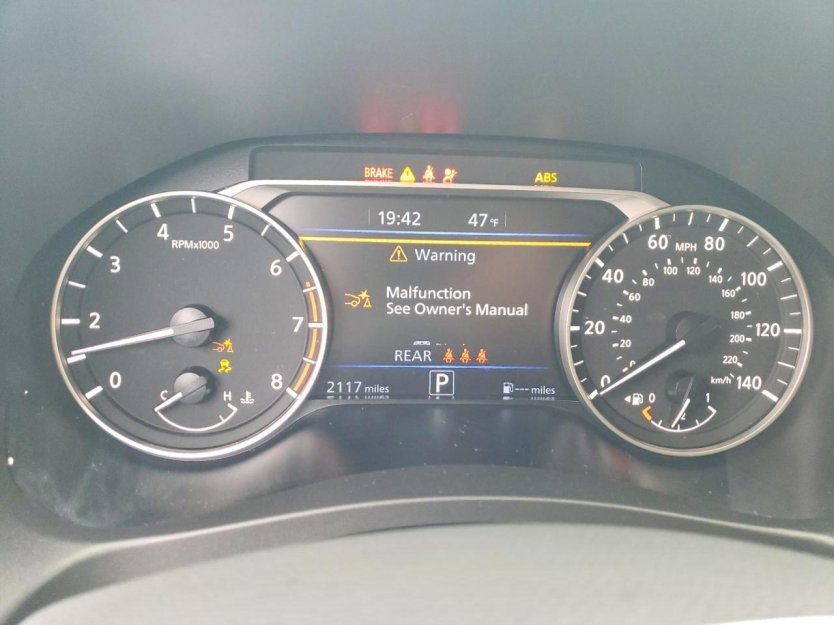 Salvage 2025 Nissan Altima Sr