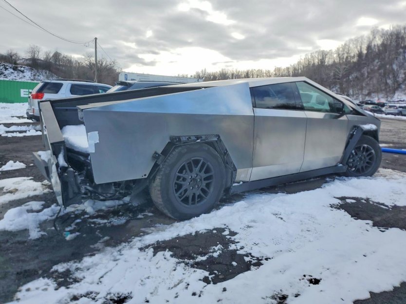 Salvage 2025 Tesla Cyberbeast 