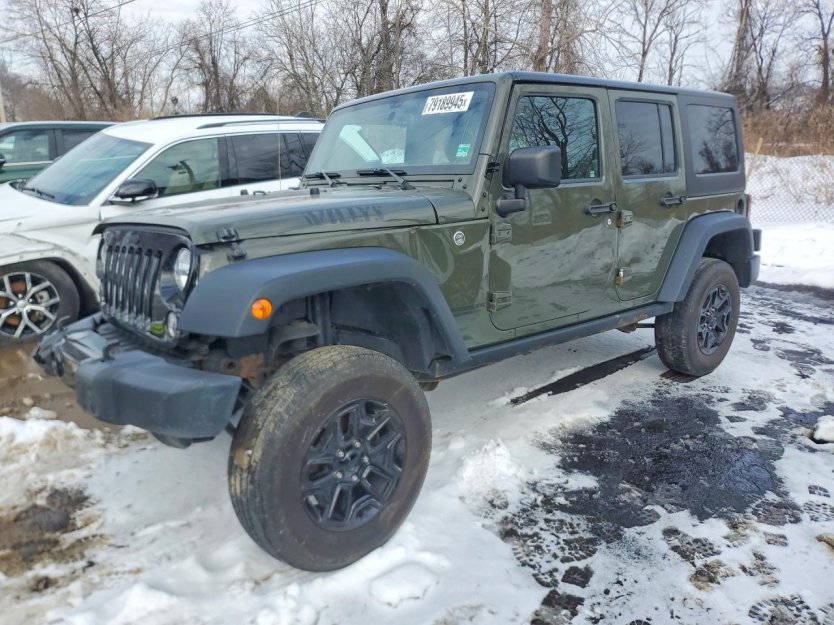Salvage 2016 Jeep Wrangler Unlimited Sport