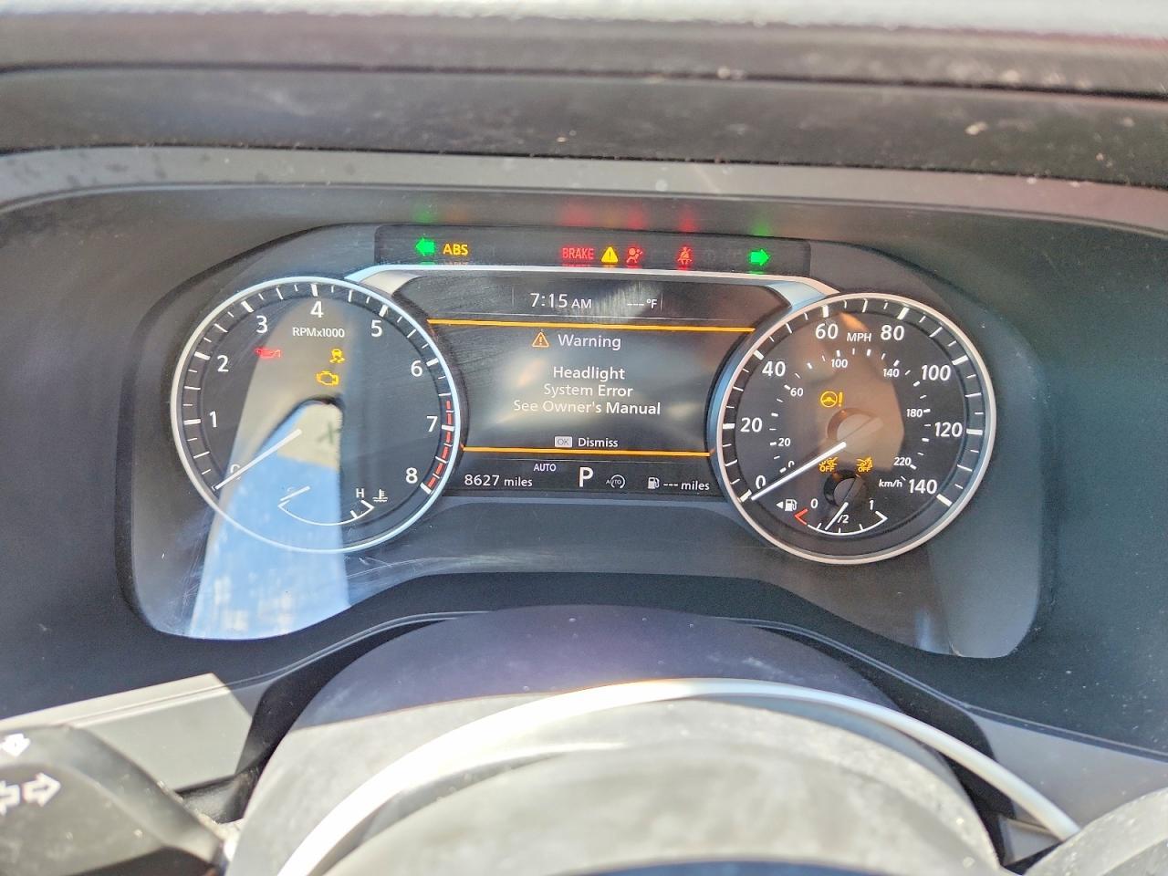 Salvage 2025 Nissan Pathfinder 