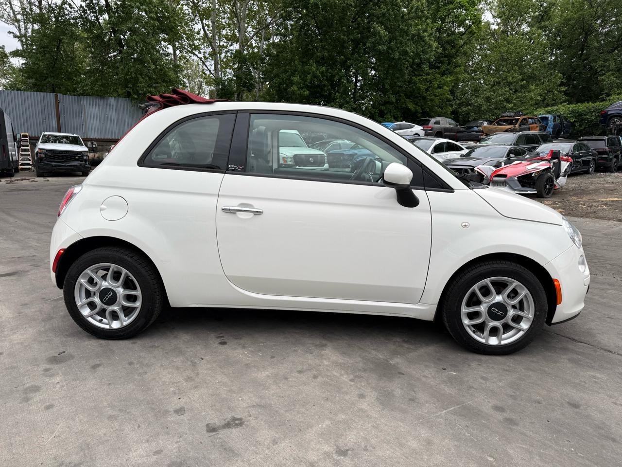 Salvage 2012 Fiat 500 C Pop