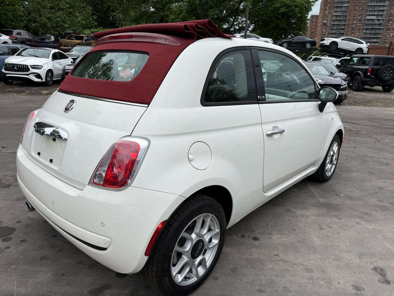 Salvage 2012 Fiat 500 C Pop