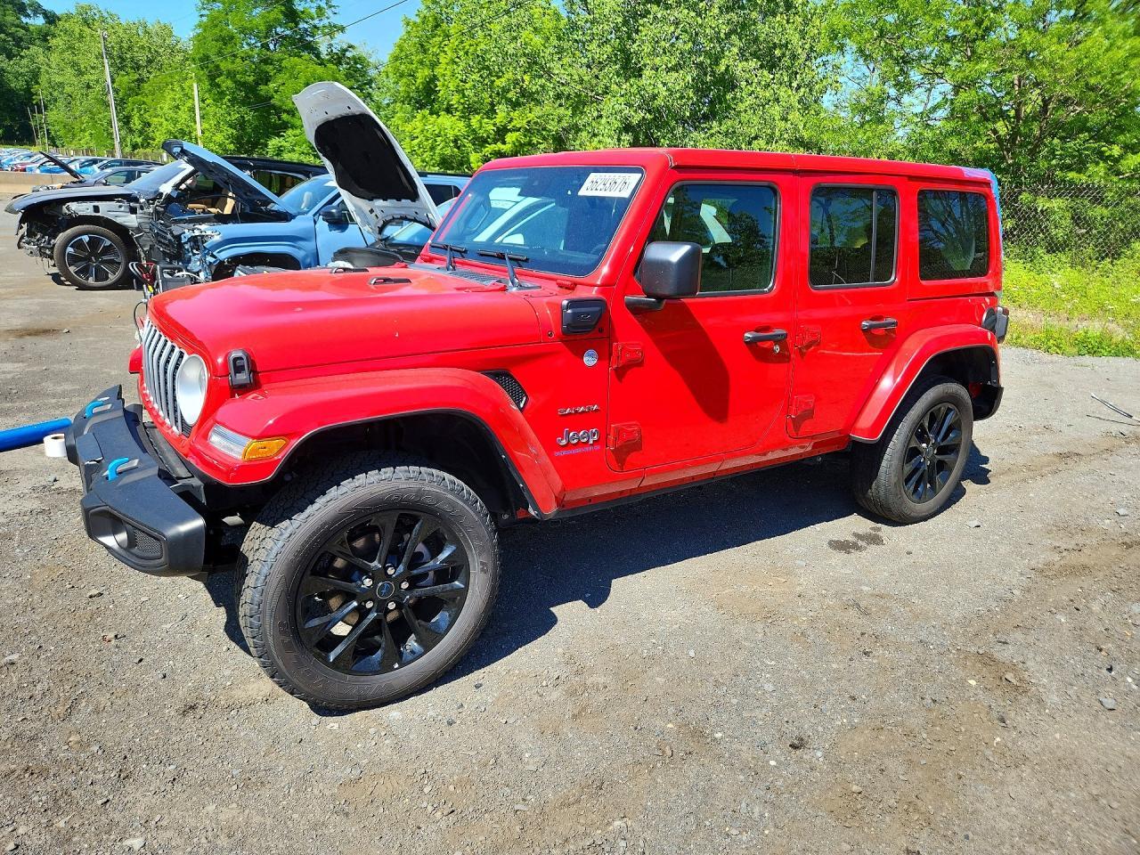 Salvage 2024 Jeep Wrangler Sahara 4xe